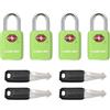 SURE LOCK Lucchetto per bagagli approvato TSA, con una chiave per aprire tutto,