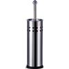 AD TREND Portascopino WC Cromato Forato in Acciaio 9,5 x 38,5 cm