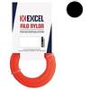 EXCEL Filo per Decespugliatore in Nylon Tondo Arancio Ø 1,6 mm 5 Blister