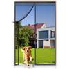 EXTSUD Zanzariera Magnetica Porta Finestra in Fibra di Vetro 100x200cm, Chiusura