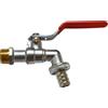 S&M 180064 - Rubinetto con valvola a Sfera M-1/2, con Attacco per Il Lucchetto,
