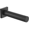National Hardware N830-526 Reed Door Stop, 3", Matte Black with Matte Black Tip,