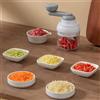 Tritatutto manuale, robot da cucina a manovella, tagliaverdure per , insalata,