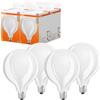 OSRAM LED Star GLOBE125, lampada LED a filamento opaco a forma di globo con diam
