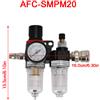 Areyourshop Compressore D'Aria Filtro Trappola Regolatore Riduttore Di Pressione Olio Acqua`