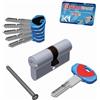 SECUREMME CILINDRO K1 SAGOMATO C/5CH+1C 45+45 CR SAT SECUREMME