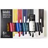 Liquitex 3699420 Basics - Pittura acrilica, Pigmenti per artisti monopigmentati, Resistente alla luce, durevole nel tempo, Finitura satinata, Set di colori 6 Tubi da 118 ml