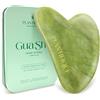 PLANTIFIQUE Gua Sha Viso Giada | Jade Guasha Pietra Massaggiatore Antirughe | Ki