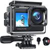 WOLFANG Action Camera 4K 30FPS GA120 Dual Color Screen Action Cam 20MP WIFI Grandangolo