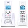 ALCATEL F530 Duo - Telefono fisso cordless DECT - Grande display retroilluminato