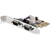 StarTech.com Scheda seriale PCI Express a due porte - Scheda di interfaccia seri