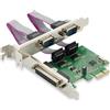Conceptronic Scheda PCI Express Card 1-Port Par &2-Port Serial 110013107 SPC01G
