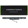 MB distribuzione Batteria NERA 14.4-14.8 V 2600 mAh per ibm-lenovo Y50C