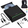 Origbelie Nuovo Masterizzatore DVD Esterno, USB 3.0 Lettore DVD Esterno con Adattatore Eth