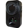 Tibelec 560120 - Presa programmabile giornaliera meccanica, colore: Nero