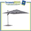 Andrea Bizzotto OMBRELLONE BRACCIO 3X3 INES ANODIZZATO GRIGIO ANDREA BIZZOTTO 0795608