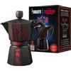 Bialetti Macchina da Caffè Moka 6 Tazze Bialetti Stranger Things Pomello Musicale Nera