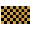 AZ FLAG BANDIERA A SCACCHI NERI E GIALLI ORO 150x90cm - BANDIERA SCACCHIERA NERA E GIALL