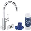 GROHE Rubinetto Miscelatore per Lavello Blue Pure Baucurve Grohe Cromo