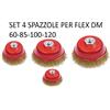 RIGEL SET SPAZZOLA A TAZZA PER SMERIGLIATRICE FLEX ATTACCO MA14 FILI ONDULATI V/MIS