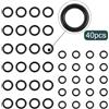 Not specified 40pc 1/4 M22 + 3/8 Anelli for Idropulitrice Tubo Veloce Disconnesso Kit
