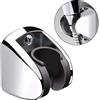 Staffa supporto soffione doccia bagno da parete regolabile cromato attacco ABS
