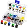 RUNCCI-YUN 80 pcs Tattile Pulsante Interruttore，micro interruttore momentanea，Tact Switch M
