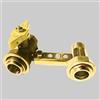 MADE IN ITALY MENSOLA CON RUBINETTO PER CONTATORE GAS - 1" 1/4 x 3/4