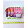 Coleco CABBAGE PATCH I BIMBOLI TWIN SET BEDTIME NUOVO,biondi