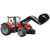 Bruder BRD03047 Trattore Massey Ferguson 7600 con benna