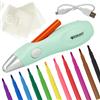 Set Aerografo per Bambini | Penna Elettrica a Spruzzo in Set Iniziale Con 12 Pen