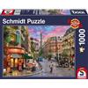 Schmidt SMT58387 Puzzle da 1000 Pezzi - Strada per la Torre Eiffel