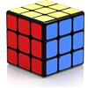 ROXENDA Cubo di Velocità 3x3, Original 3x3x3 Speed Cube Sticker Super - Solido D