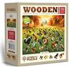 Wooden City WDCNB0817-XL Puzzle da 1000 Pezzi in Legno - Puppies' Poopies