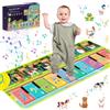 Nckihrkk Tappeto Musicale per Bambini con 7 Animali, Tappeto Pianoforte Regalo per Bambin