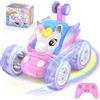 Macchina Telecomandata Bambini, Giochi Unicorno Bambina Bimba 3 4 5 6 7 8 Anni M