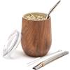 Does not apply Mate Argentino - Set Yerba Mate (Tazza Mate) - Acciaio Inossidabile 18/8 a Doppi
