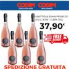 Zonin 6 Bottiglie Zonin Prosecco D.O.C. Rose' 11% Vol. 75cl