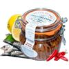 fauci vincenzo Filetti alici acciughe SCIACCA sott'olio di girasole e peperoncino 550g INGROSSO