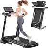 HOMCOM Tapis Roulant Elettrico Pieghevole 1-12km/h Motore 500W Schermo LCD