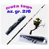 canna pesca tremarella trota lago kit combo con mulinello e filo mt. 3,80