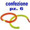 ki 6 pz anello avvisatore segnalatore abboccata plastica visivo scimmiette