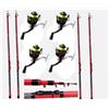eco+ Canna Con Mulinello Pesca Bolognese m. 3 Trota Mare Lago Fiume Galleggiante Kit