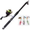 carson Canna Da Pesca Spinning Fondo Trota Mare Con Mulinello Combo Kit Artificiali