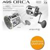 AQS MULINELLO AQS ORCA PESCA TRAINA FRIZIONE A LEVA POTENTE FRIZIONE 34 LB