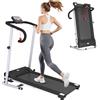 HOMCOM Tapis Roulant Elettrico Pieghevole 500W Schermo LCD Velocità Max 10km/h