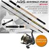 AQS-TUBERTINI KIT PESCA BOMBARDA INGLESE AQS GRAND PRIX 4 M+MULINELLO TUBERTINI SLADE 4000
