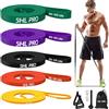 SHL PRO Elastiche Resistenza Band Set di 5 con Kit di Accessori Fascia Elastica Fitness