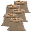 vidaXL Sacchi di Iuta 5pz 100x110 cm 100% Iuta 220 gsm
