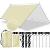 NCKIHRKK Tarp Campeggio 3X3M Telo Tenda Impermeabile Accessori Campeggio Tenda Parasole